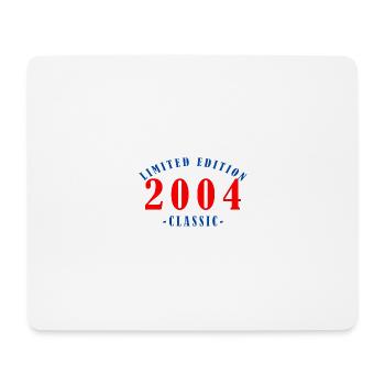 2004 Geburtsjahr - Mousepad (Querformat) - Weiß - Vorne