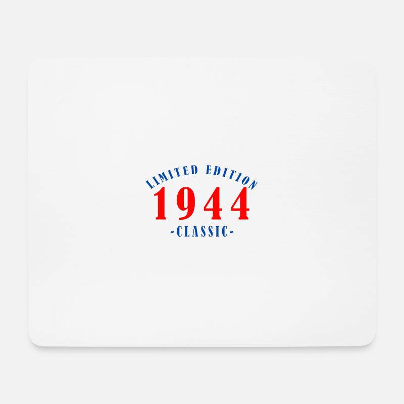 1944 Jahrgang - Mousepad (Querformat) - Weiß