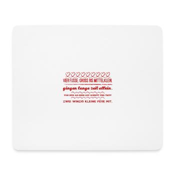 Schwangerschaft Geschenk - Mousepad (Querformat) - Weiß - Vorne