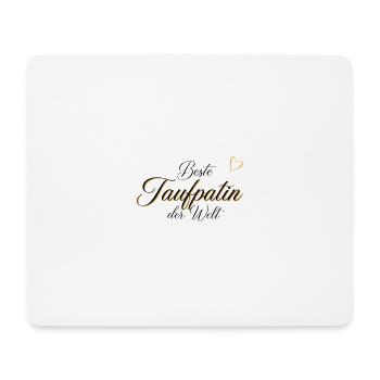 Edles Geschenk für die Taufpatin - Mousepad (Querformat) - Weiß - Vorne