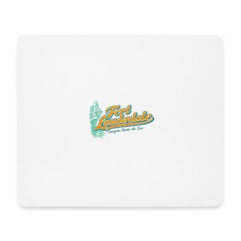 Fort Lauderdale Retro Unter der Sonne - Mousepad (Querformat) - Weiß - Vorne