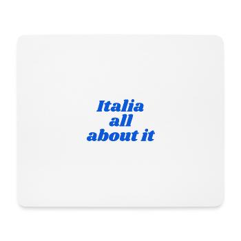Italia all about it - Mousepad (Querformat) - Weiß - Vorne