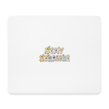 Écriture Slime Étrange Textillus - Tapis de souris (format paysage) - blanc - Devant