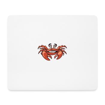 Monsieur le crabe - Tapis de souris (format paysage) - blanc - Devant