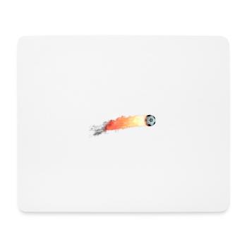 Flame Ball Sprint - Mouse Pad (horizontal) - white - Front