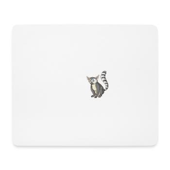 Lemur Affe lustige süße Sifakas Madagaskar Liebe - Mousepad (Querformat) - Weiß - Vorne