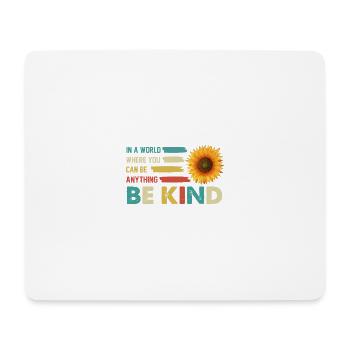 A world where you can be anything vintage - Mouse Pad (horizontal) - white - Front