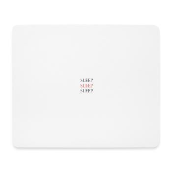 Sleep Sleep Sleep - Mousepad (Querformat) - Weiß - Vorne
