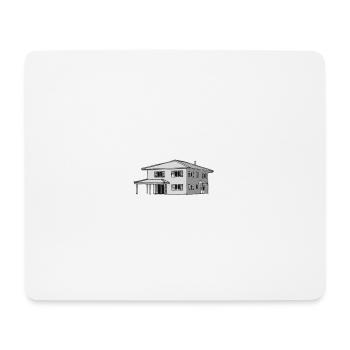 Toskana Haus Modern Architekt Handgezeichnet - Mousepad (Querformat) - Weiß - Vorne