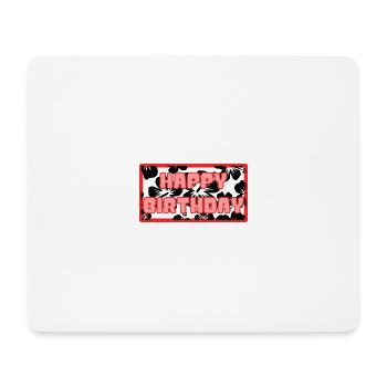 ALLES GUTE ZUM GEBURTSTAG. ALLES GUTE ZUM GEBURTSTAG. JAHRESTAG. - Mousepad (Querformat) - Weiß - Vorne