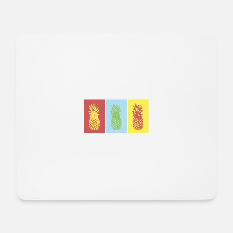 pineapple - Mouse Pad (horizontal) - white