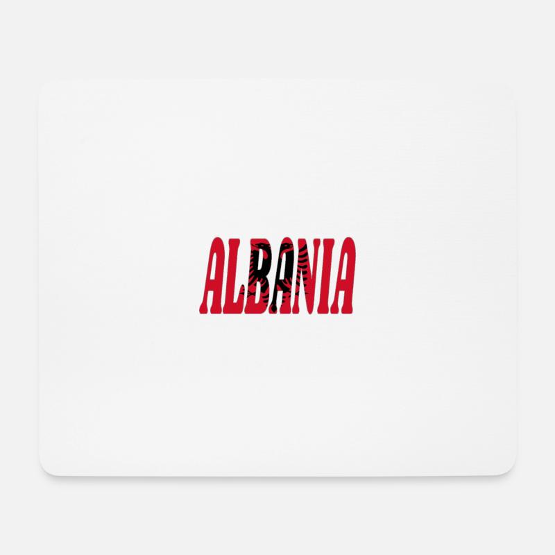 Albania - Mousepad (Querformat) - Weiß