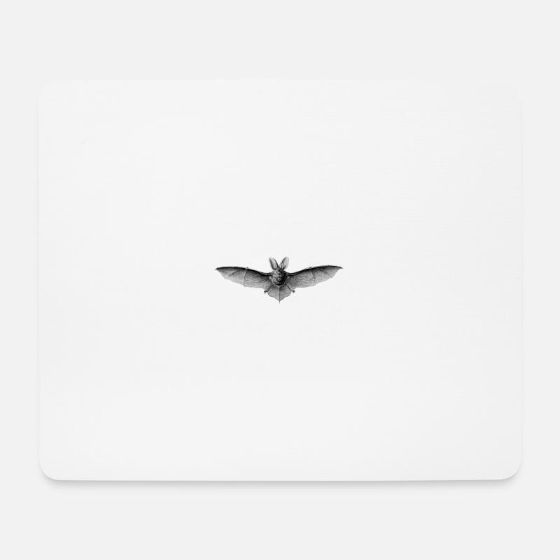 Fledermaus - Mousepad (Querformat) - Weiß