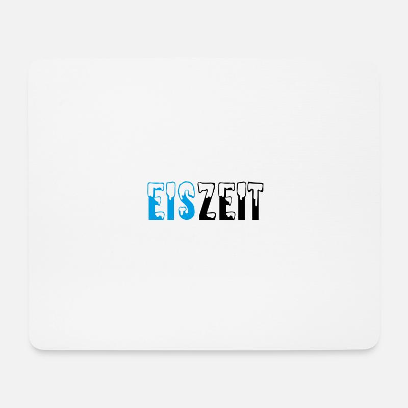 Eiszeit Schriftzug - Mousepad (Querformat) - Weiß