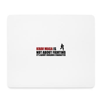Krav Maga - Mousepad (Querformat) - Weiß - Vorne