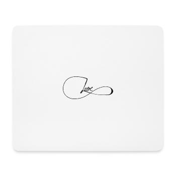 Infinity Love - Mousepad (Querformat) - Weiß - Vorne