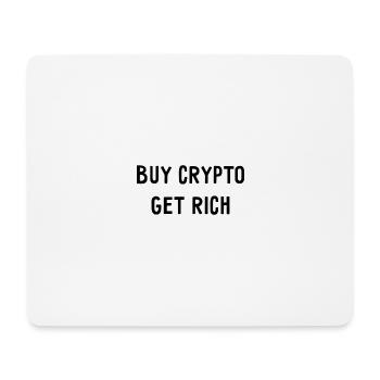 Crypto rich - Mousepad (Querformat) - Weiß - Vorne