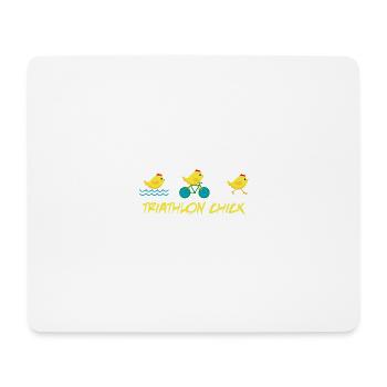 Triathlon Chick - Mousepad (Querformat) - Weiß - Vorne