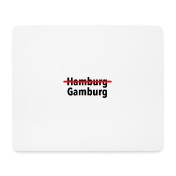 Hambourg en russe - Gamburg - Tapis de souris (format paysage) - blanc - Devant