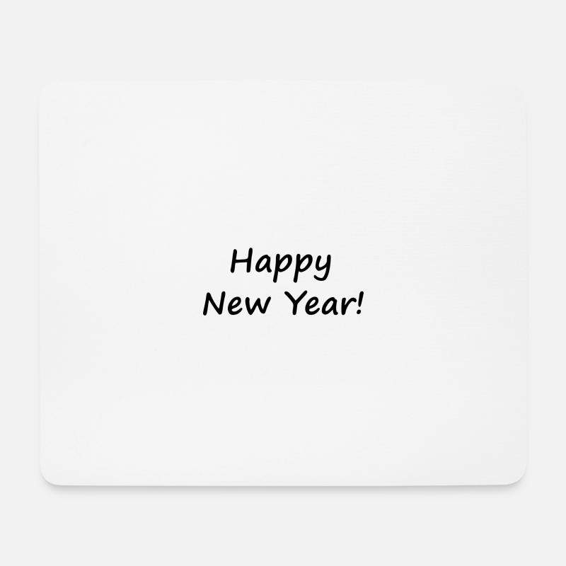 happy New Year - Mouse Pad (horizontal) - white