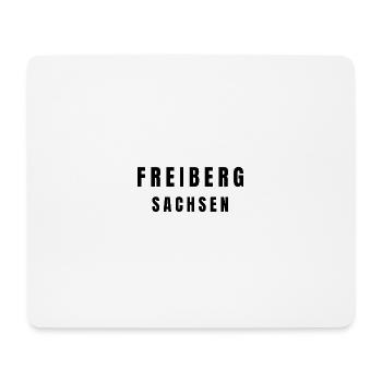 Freiberg, Saxe - Tapis de souris (format paysage) - blanc - Devant