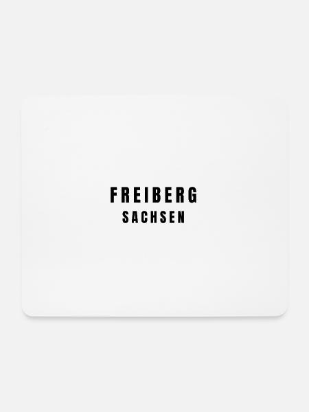 Freiberg Sachsen - Mousepad (Querformat) - Weiß