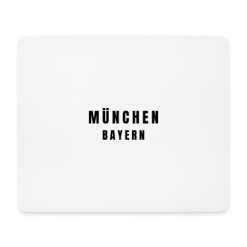 Munich Bavière - Tapis de souris (format paysage) - blanc - Devant