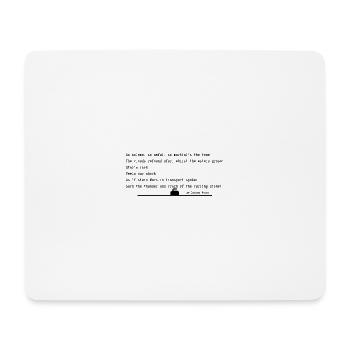 Curler marschieren - Mousepad (Querformat) - Weiß - Vorne