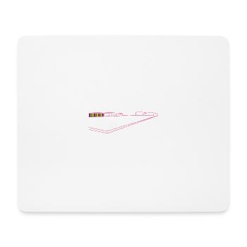Tooting Lido in Pink - Mouse Pad (horizontal) - white - Front