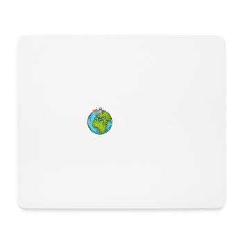 Sur Terre depuis 2004 - à l’occasion de son 18e anniversaire - Tapis de souris (format paysage) - blanc - Devant