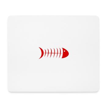FISH. APRIL FOOL. HOLIDAY. SUMMER. HUMOR - Mouse Pad (horizontal) - white - Front