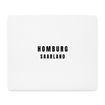 Homburg, Sarre - Tapis de souris (format paysage) - blanc - Devant