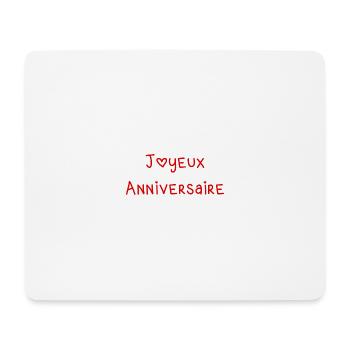 100. 100 YEARS. 100th ANNIVERSARY. BIRTHDAY 100 - Mouse Pad (horizontal) - white - Front