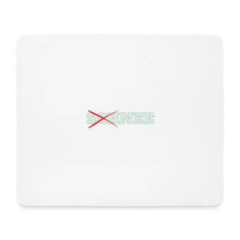 Schnee - Mousepad (Querformat) - Weiß - Vorne