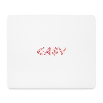 EASY - Mousepad (Querformat) - Weiß - Vorne