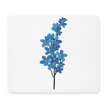 Blue Flower - Beautiful Flower - Beautiful Flowers - Flower - Mouse Pad (horizontal) - white - Front