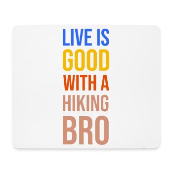 Hike Hiking Statement Nature Lovers Summit - Mouse Pad (horizontal) - white - Front