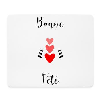 OMA. MUTTERTAG. ALLES GUTE ZUM OMA-TAG. ICH LIEBE DICH - Mousepad (Querformat) - Weiß - Vorne