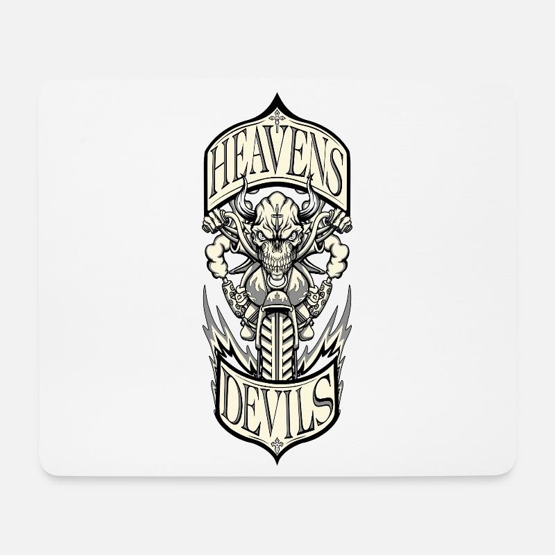 Heavens Devils - Tapis de souris (format paysage) - blanc