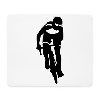 Coureur - Tapis de souris (format paysage) - blanc - Devant