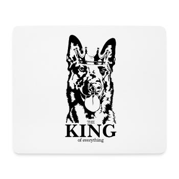 Malinois Roi de tout Dire Chiens Wilsigns - Tapis de souris (format paysage) - blanc - Devant
