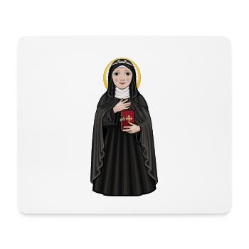 Saint Birgitta - Mouse Pad (horizontal) - white - Front