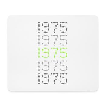 Style 1975 - Tapis de souris (format paysage) - blanc - Devant