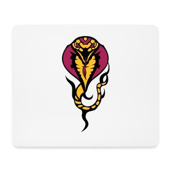 96 cobra snake - Mouse Pad (horizontal) - white - Front