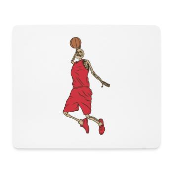 Basketball Skeleton - Mouse Pad (horizontal) - white - Front