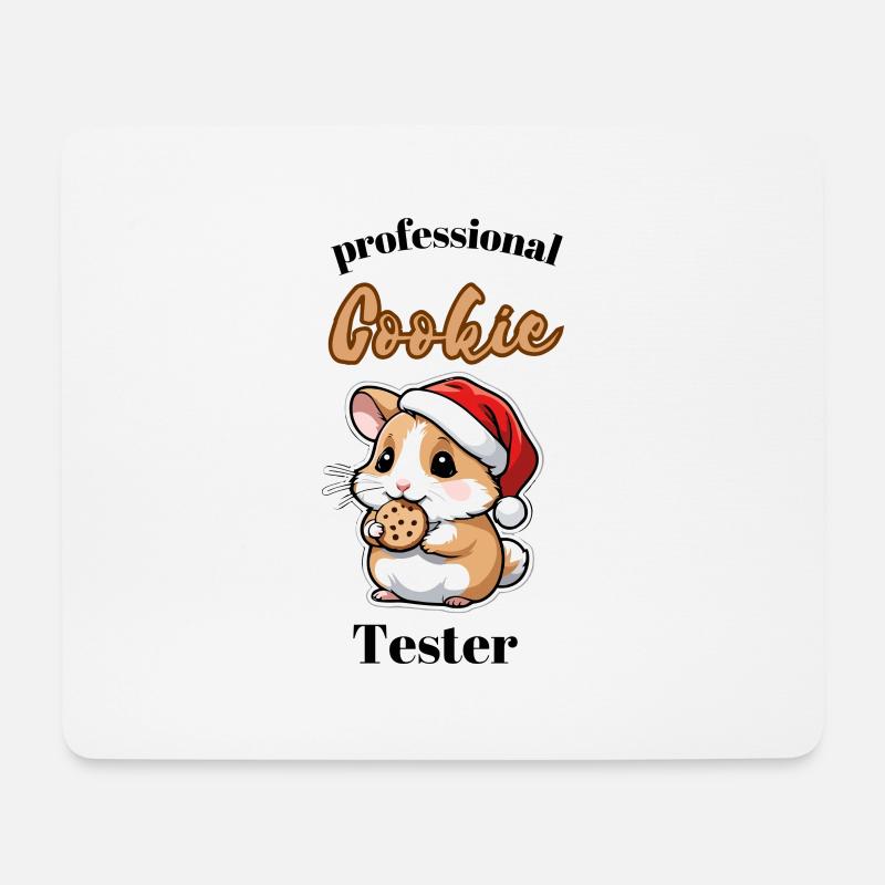 I love cookies! - Mousepad (Querformat) - Weiß