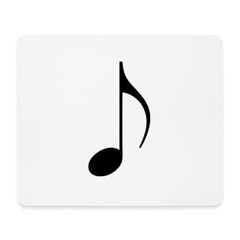 note - Mouse Pad (horizontal) - white - Front