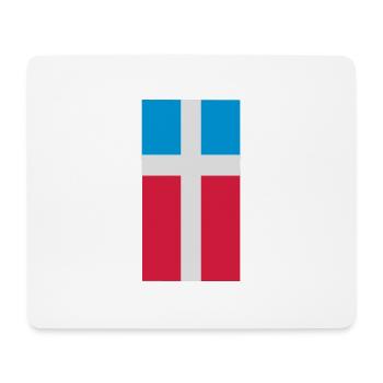 Alte Saarlandfahne - Mousepad (Querformat) - Weiß - Vorne
