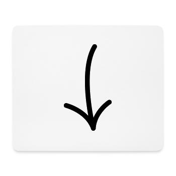 Pfeil - Ich bin´s! - Mousepad (Querformat) - Weiß - Vorne