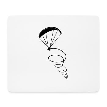 thermik paragliding - Mousepad (Querformat) - Weiß - Vorne
